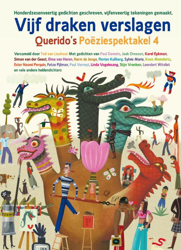 Omslag van querido's Poeziespektakel 4