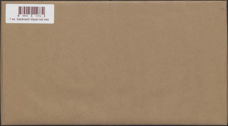 Omslag van Een vijver vol inkt 1 ex. backcard
