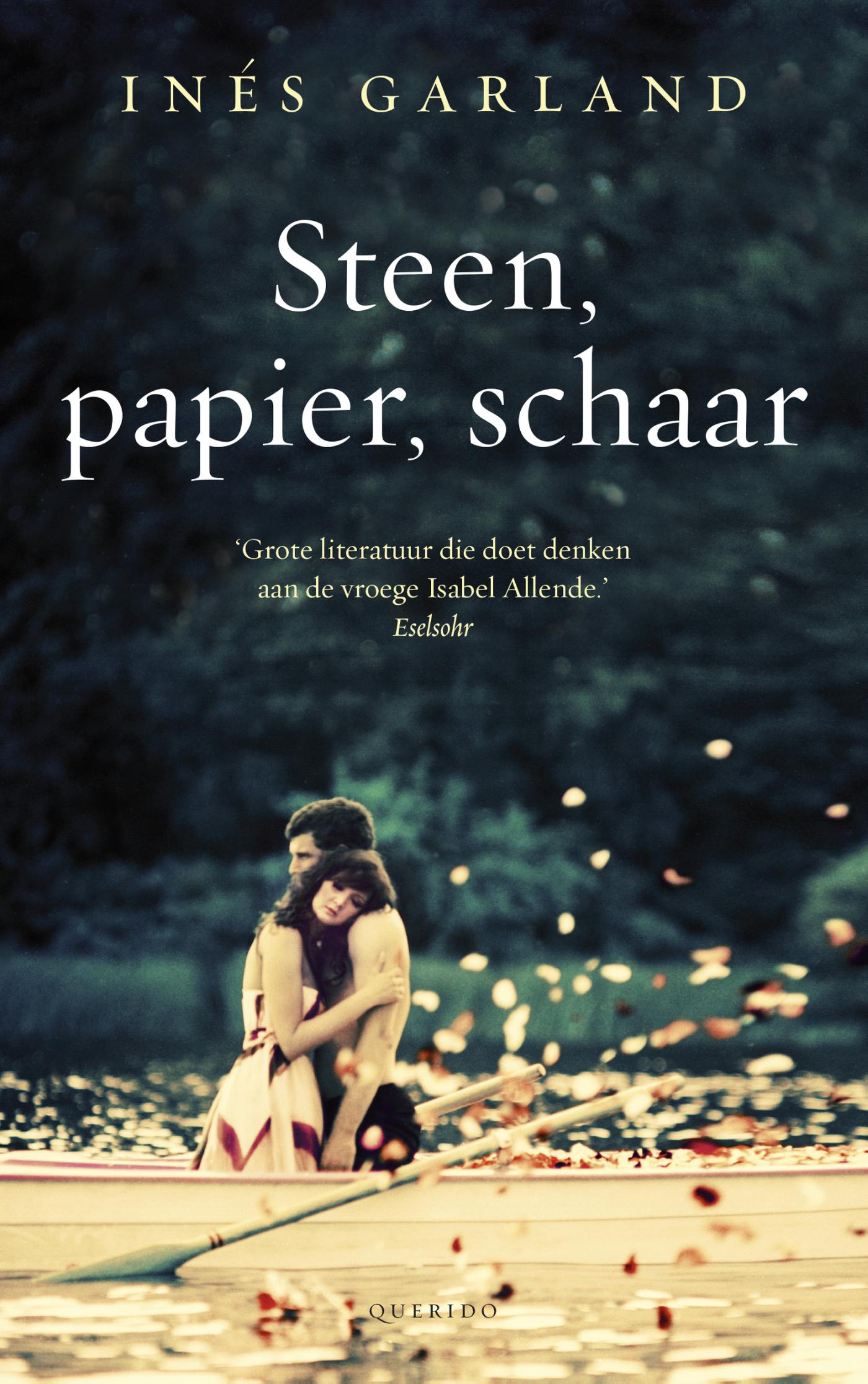 Omslag van Steen, papier, schaar
