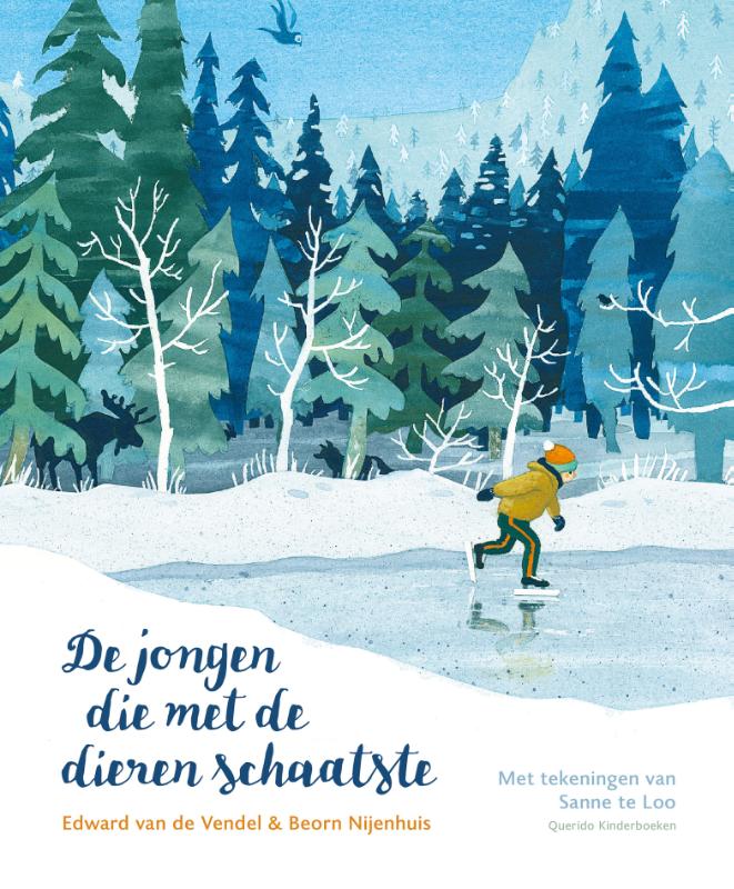 Omslag van De jongen die met de dieren schaatste