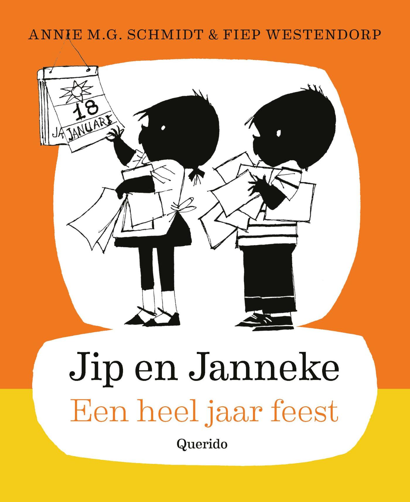 Omslag van Jip en Janneke - Een heel jaar feest