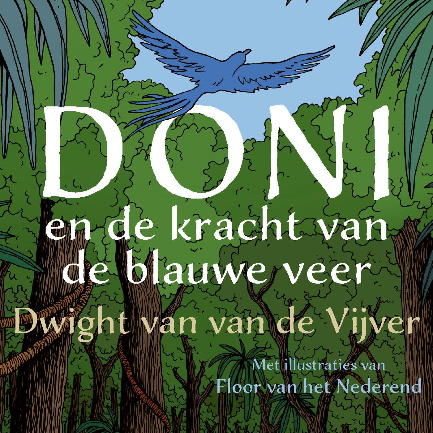 Omslag van Doni en de kracht van de blauwe veer