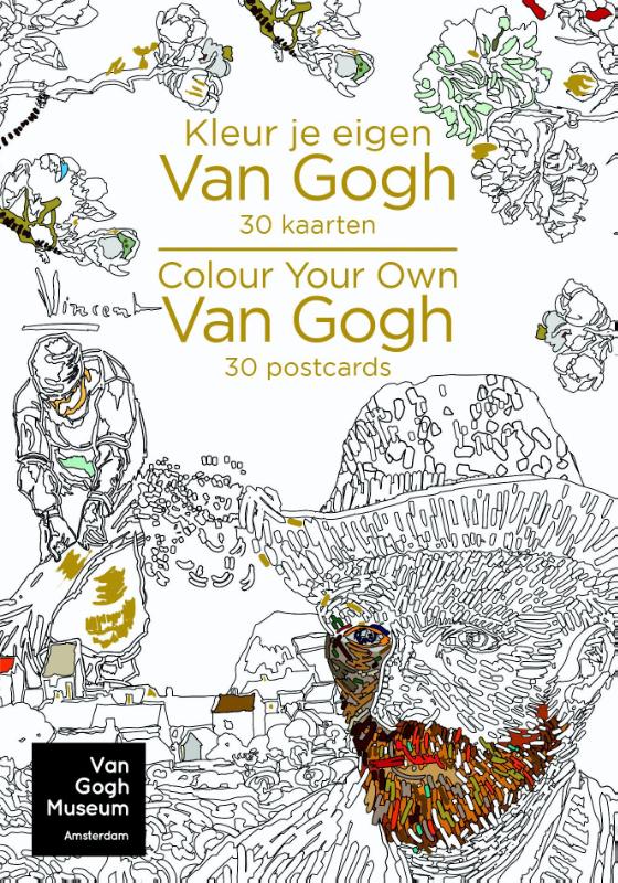 Omslag van Kleur je eigen Van Gogh - Colour your own Van Gogh