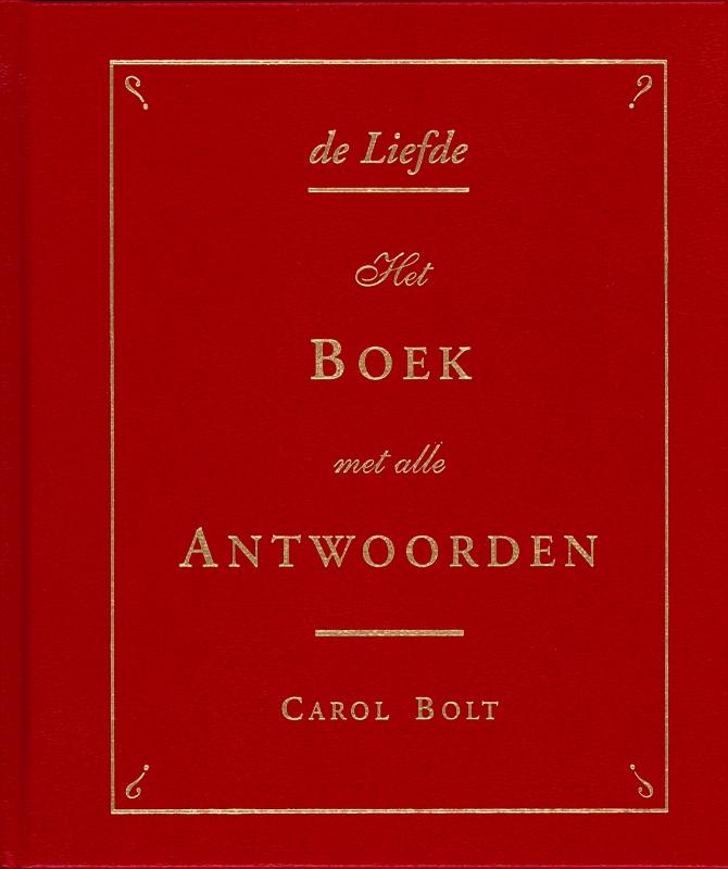 Omslag van De liefde het boek met alle antwoorden