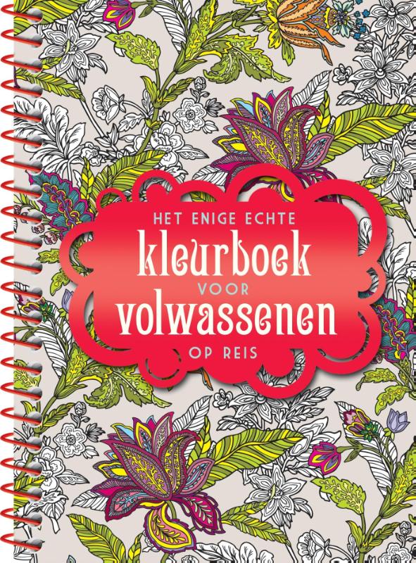 Omslag van Pakket Het enige echte kleurboek voor volwassenen op reis