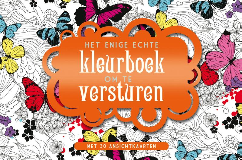 Omslag van Het enige echte kleurboek om te versturen