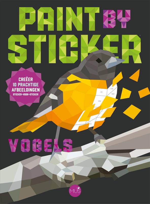 Omslag van Paint by sticker - vogels