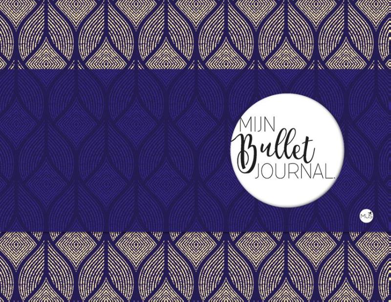 Omslag van Mijn bullet journal - blauw