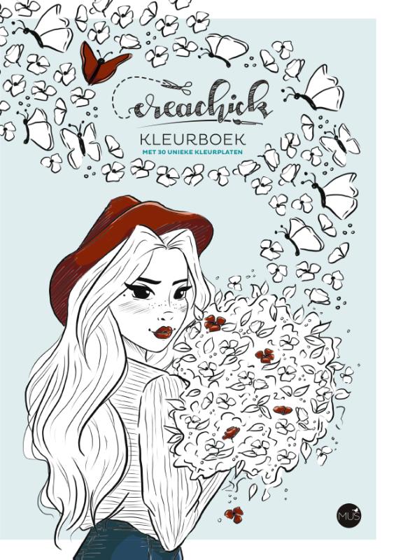 Omslag van CreaChick Kleurboek