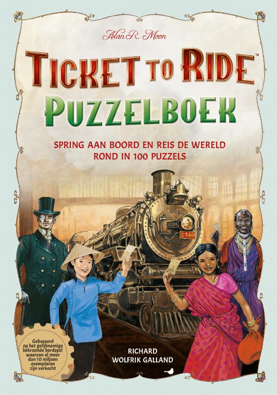 Omslag van Ticket to Ride puzzelboek