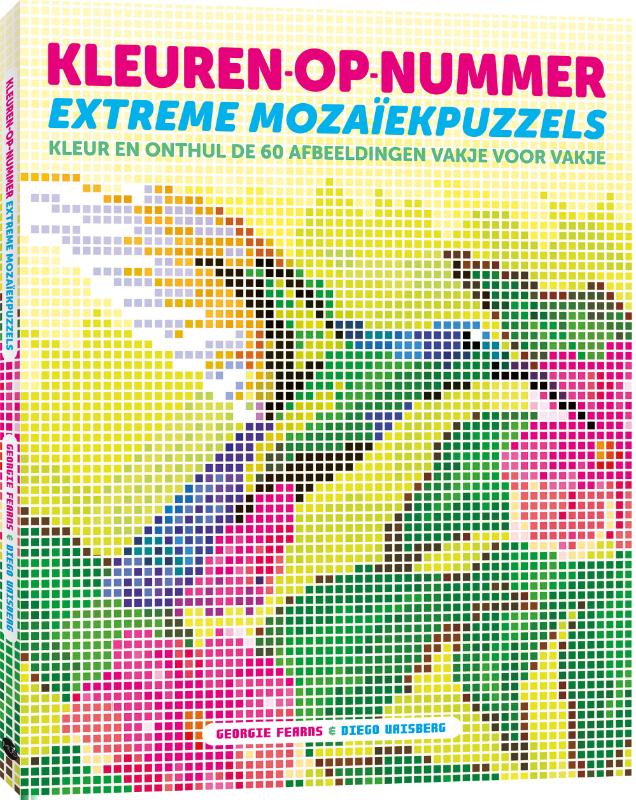 Omslag van Kleuren-op-nummer: extreme mozaïekpuzzels