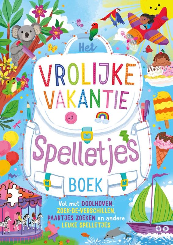 Omslag van Het vrolijke vakantie spelletjesboek