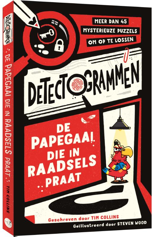 Omslag van De papegaai die in raadsels praat