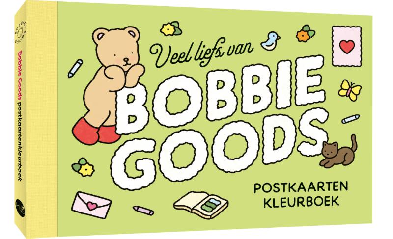 Omslag van Bobbie Goods postkaartenkleurboek