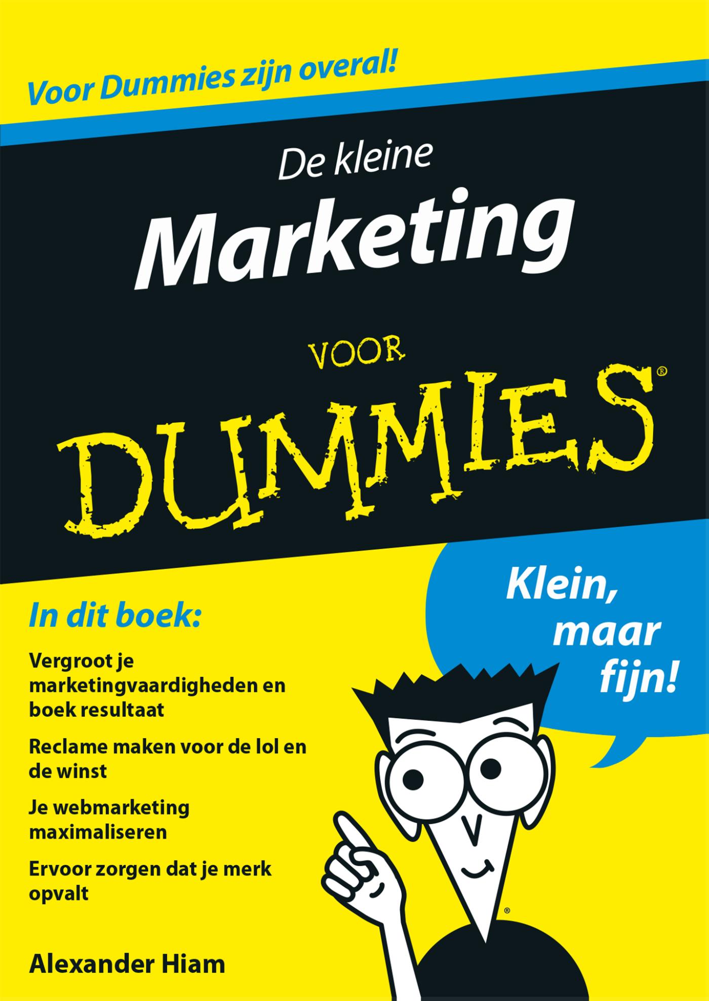 Omslag van De kleine marketing voor Dummies