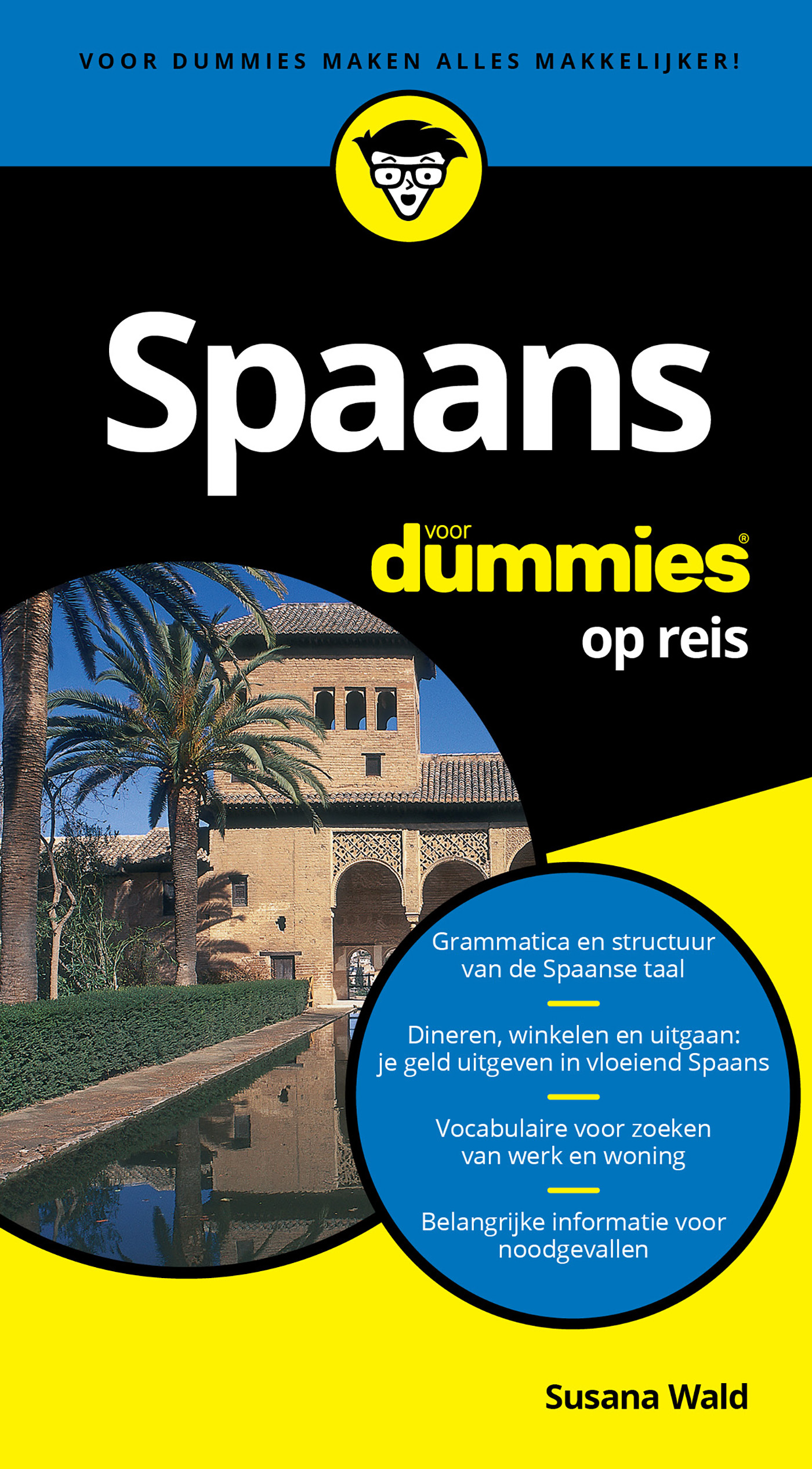 Omslag van Spaans voor dummies op reis