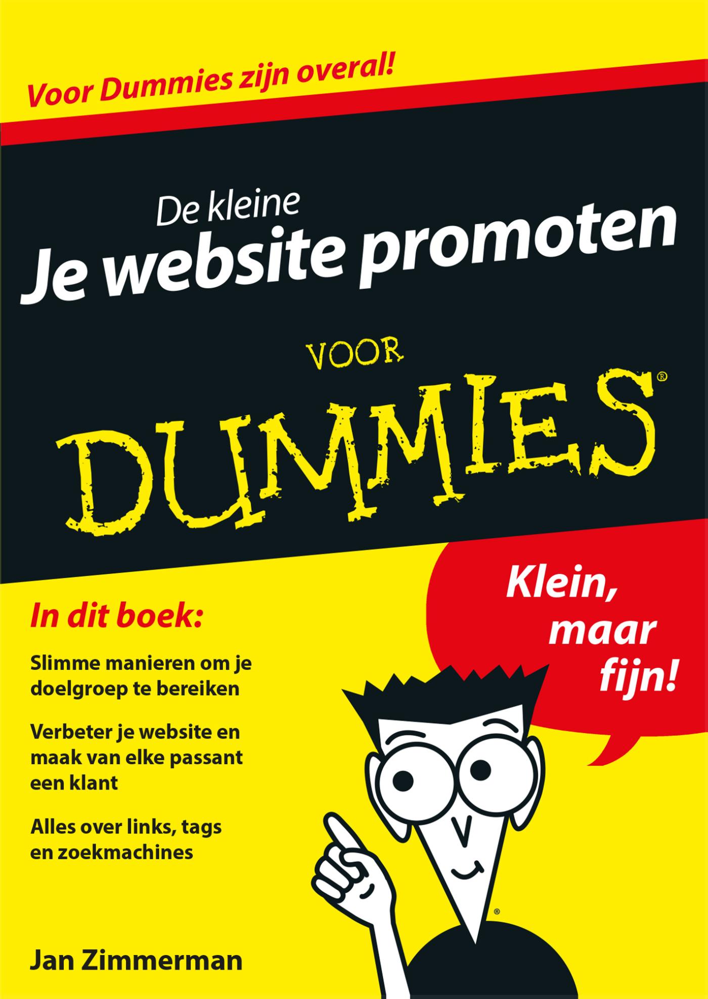 Omslag van De kleine Je website promoten voor Dummies