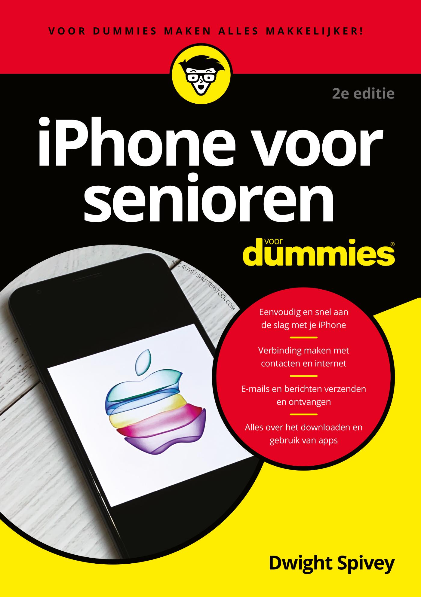 Omslag van iPhone voor senioren voor Dummies, 2e editie