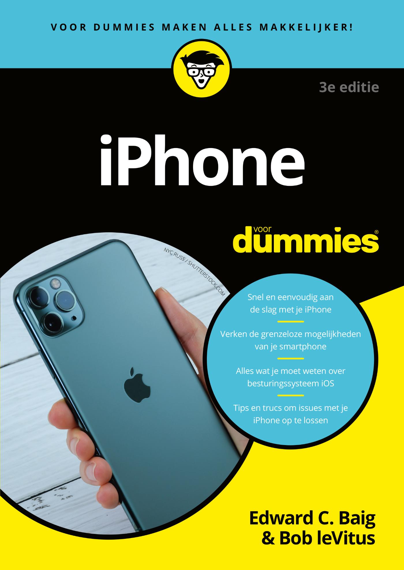 Omslag van iPhone voor Dummies, 3e editie