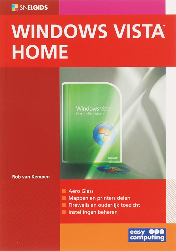 Omslag van Snelgids Windows Vista Home