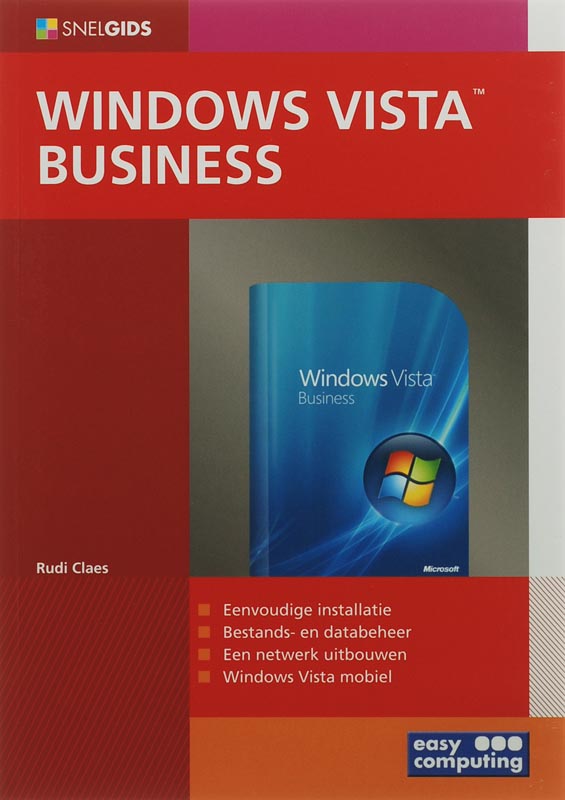 Omslag van Snelgids Windows Vista Business