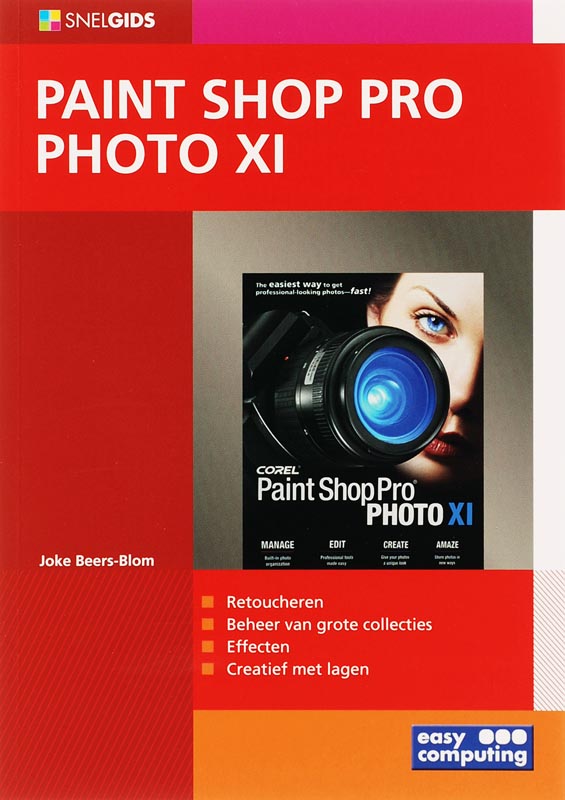 Omslag van Snelgids Paint shop Pro Photo XI
