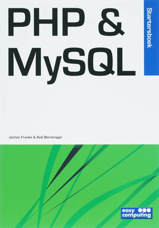 Omslag van PHP & MYSQL startersboek