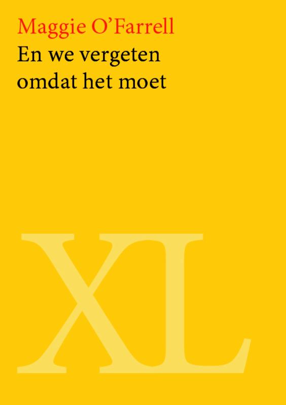 Omslag van En we vergeten omdat het moet