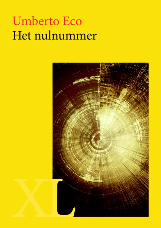 Omslag van Het nulnummer - grote letter uitgave