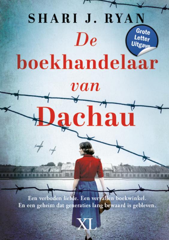 Omslag van De boekhandelaar van Dachau - Grote Letter Uitgave