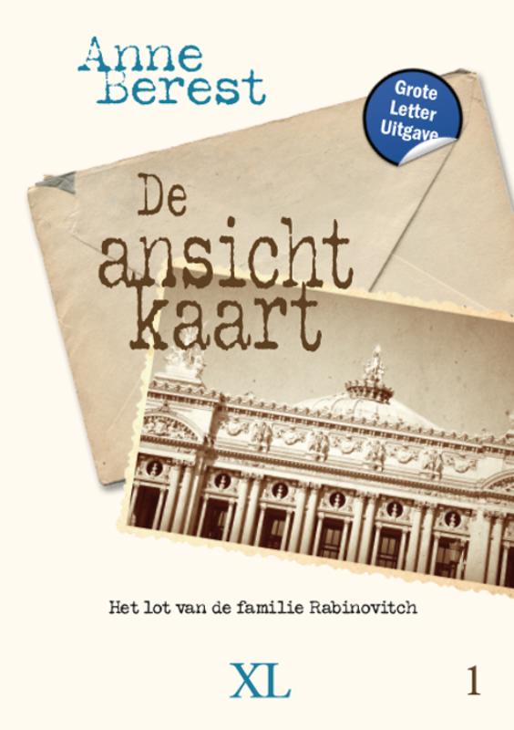 Omslag van De ansichtkaart - Grote Letter Uitgave (in 2 banden)