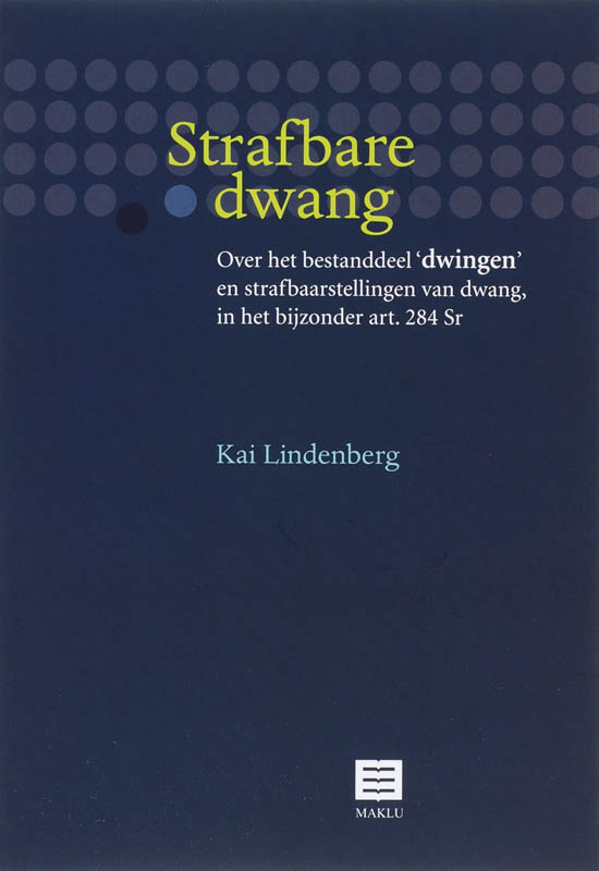 Omslag van Strafbare dwang