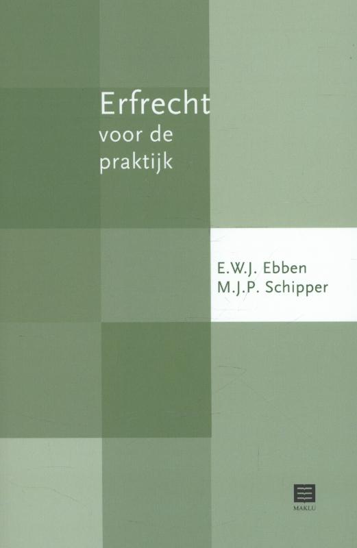Omslag van Erfrecht voor de praktijk