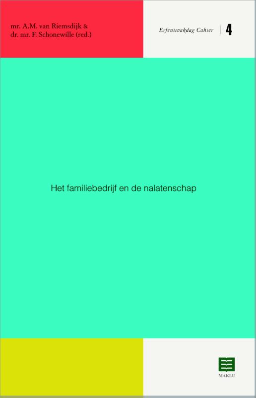 Omslag van Het familiebedrijf en de nalatenschap