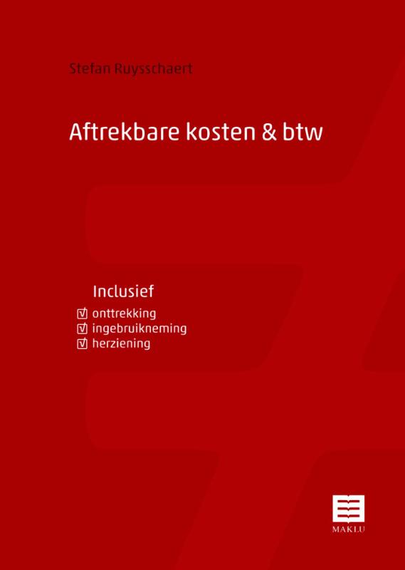 Omslag van Aftrekbare kosten & btw