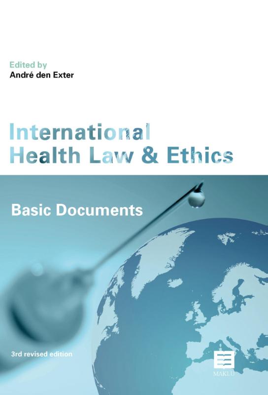 Omslag van International health law and ethics