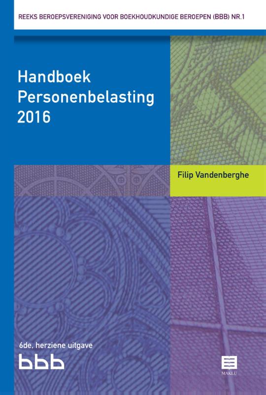 Omslag van Handboek Personenbelasting 2016