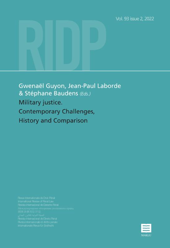 Omslag van Military Justice. Contemporary Challenges, History and Comparison