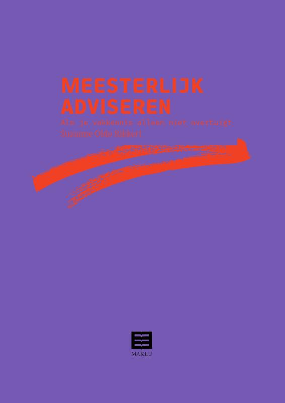 Omslag van Meesterlijk adviseren
