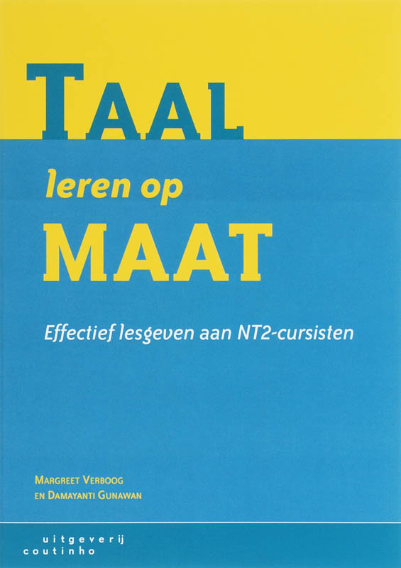 Omslag van Taal leren op maat