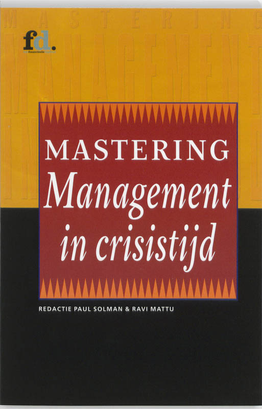 Omslag van Mastering Management in crisistijd