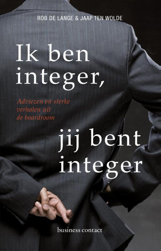 Omslag van Ik ben integer, jij bent integer