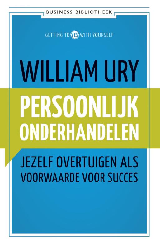 Omslag van Persoonlijk onderhandelen