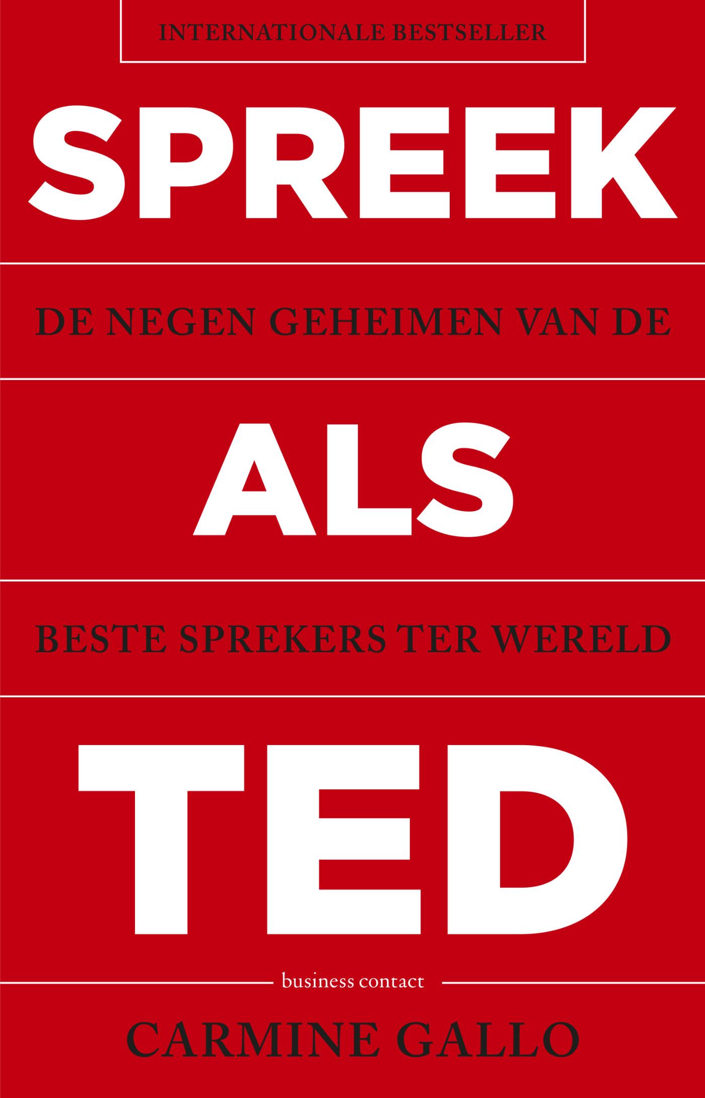 Omslag van Spreek als TED