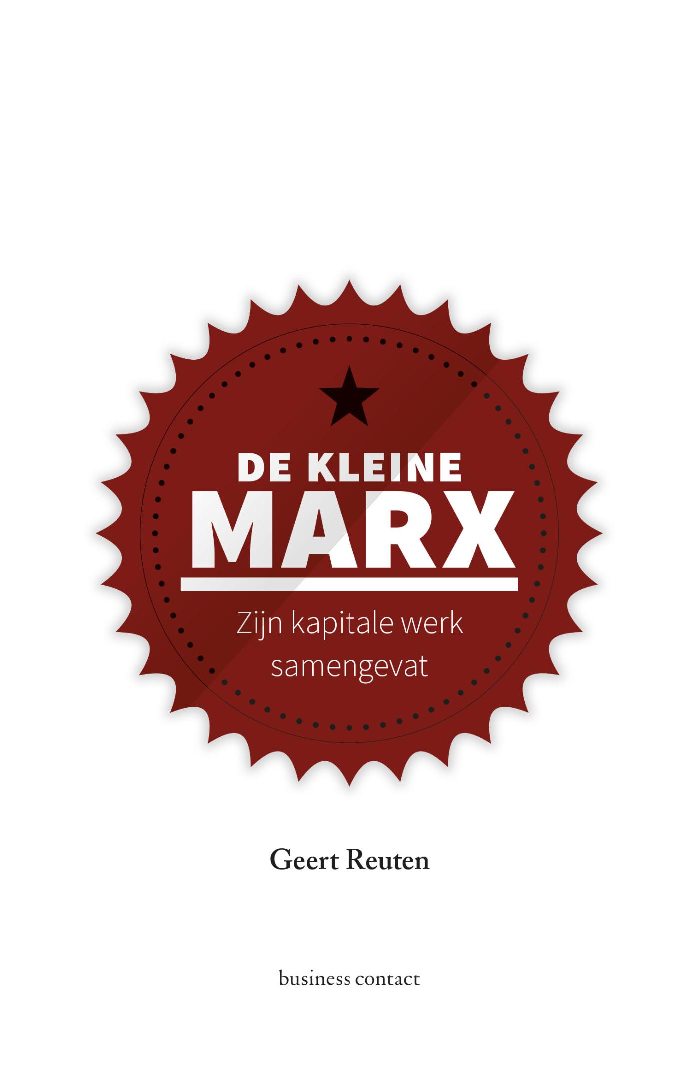 Omslag van De kleine Marx