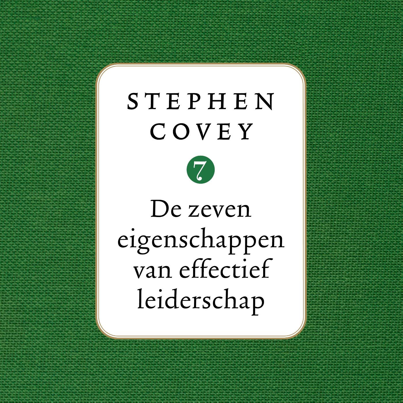 Omslag van De zeven eigenschappen van effectief leiderschap