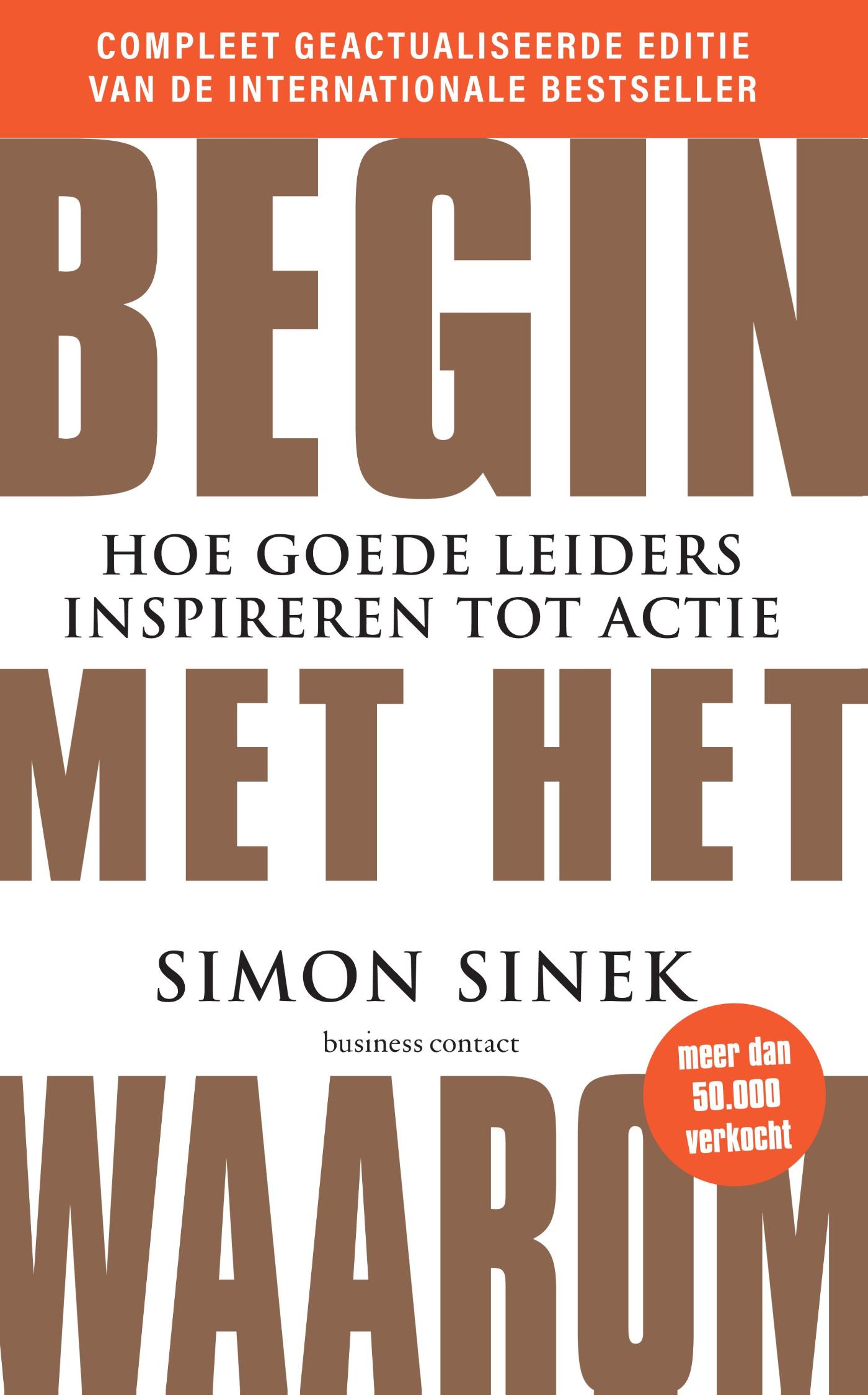 Omslag van Begin met het Waarom