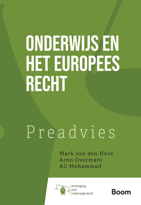 Omslag van Onderwijs en het Europees recht