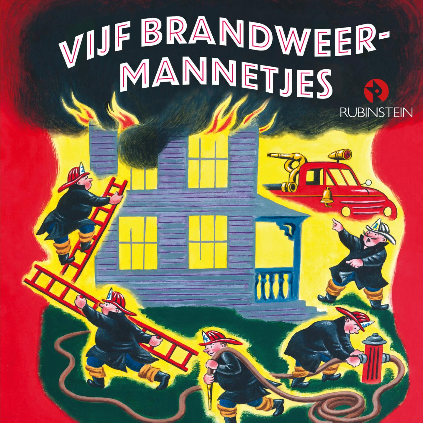 Omslag van Vijf brandweermannetjes