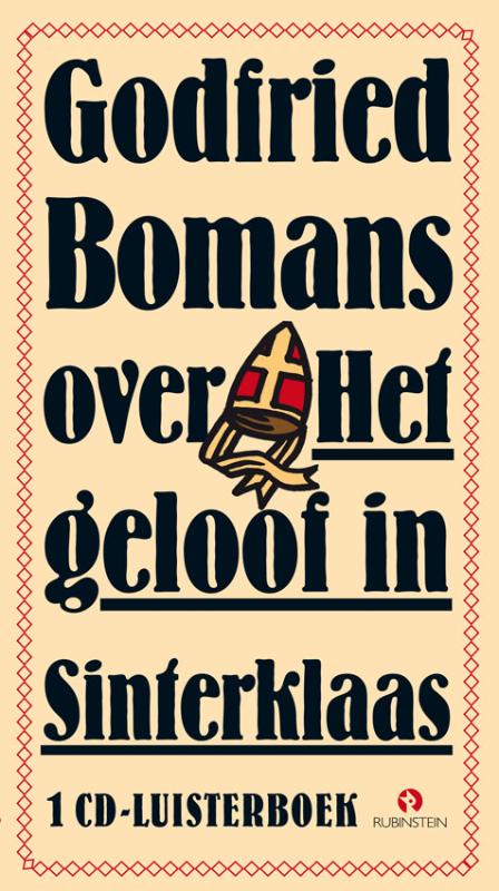 Omslag van Godfried Bomans over het geloof in Sinterklaas